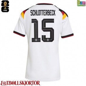 Tyskland Nico Schlotterbeck #15 Hemmatröja Dam VM 2026 Kortärmad